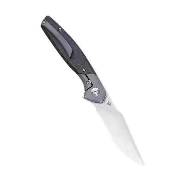 KI4572A1 Couteau Kizer Grazioso Titane/FCarbone Lame Acier CPM-20CV IKBS - Livraison Gratuite 3 KI4572A1 Couteau Kizer Grazioso Titane/FCarbone Lame Acier CPM-20CV IKBS - Livraison Gratuite