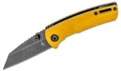 KIV2531N1 Couteau Kizer Shard Yellow Lame Acier N690 Blackwas IKBS - Livraison Gratuite