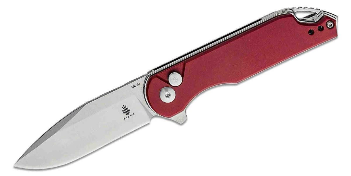 KIV3549C2 Couteau Kizer Vanguard Assassin Red Lame Acier 154CM IKBS - Livraison Gratuite 3 KIV3549C2 Couteau Kizer Vanguard Assassin Red Lame Acier 154CM IKBS - Livraison Gratuite