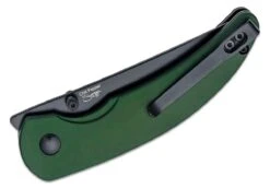 KIV3601A1 Couteau Kizer Chili Pepper Green Lame Acier CPM-3V Button Lock - Livraison Gratuite