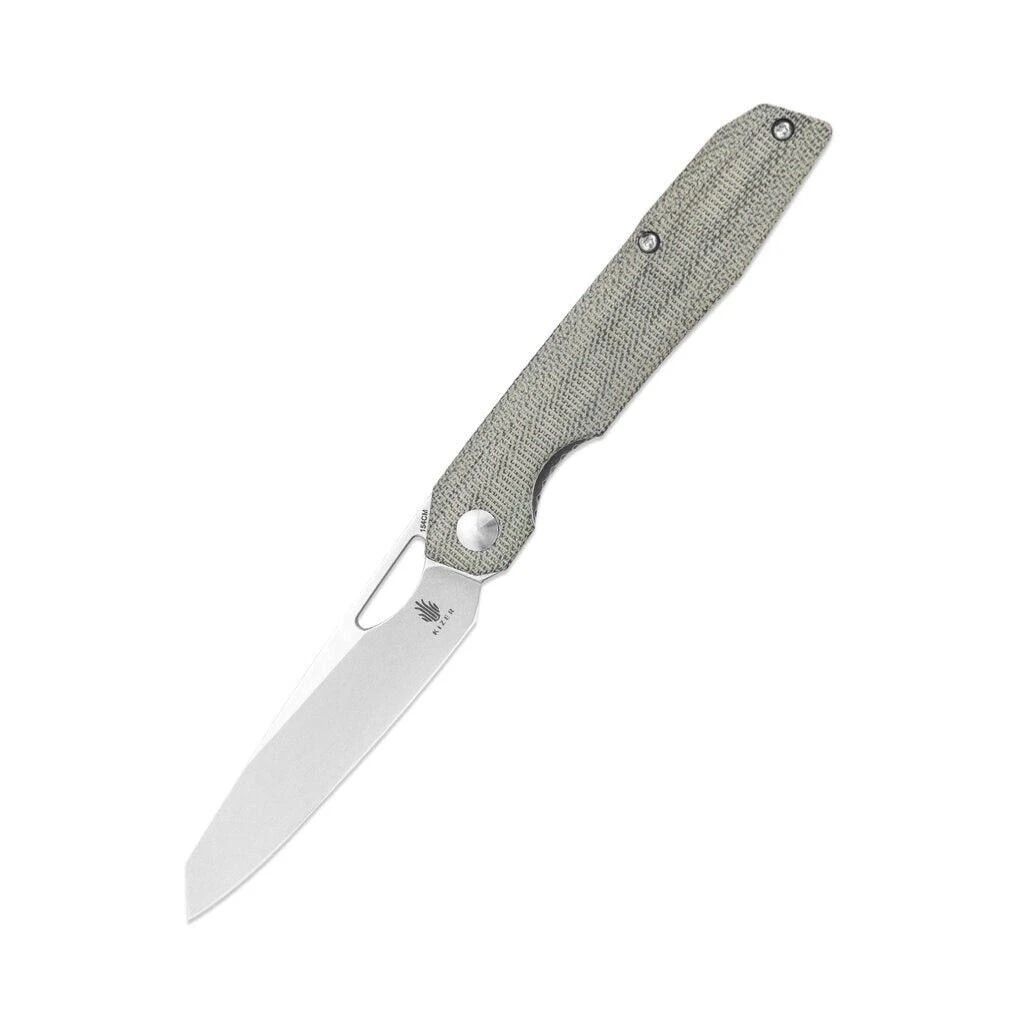 KIV4545C1 Couteau Kizer Genie Green Lame Acier 154CM Reverse Tanto IKBS - Livraison Gratuite 3 KIV4545C1 Couteau Kizer Genie Green Lame Acier 154CM Reverse Tanto IKBS - Livraison Gratuite