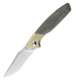 KIV4572N2 Couteau Kizer Manganas Grazioso Green Lame N690 - Livraison Gratuite