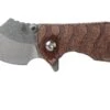 Kizer Flip Shank Ki2521A2 Brown Micarta Couteau De Poche, Alex Shunnarah Design -Kizer KZKI2521A2 01 kizer