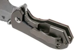 Kizer Flip Shank Ki2521A2 Brown Micarta Couteau De Poche, Alex Shunnarah Design -Kizer KZKI2521A2 05 kizer