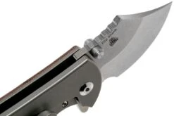 Kizer Flip Shank Ki2521A2 Brown Micarta Couteau De Poche, Alex Shunnarah Design -Kizer KZKI2521A2 06 kizer