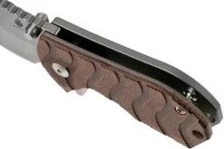 Kizer Flip Shank Ki2521A2 Brown Micarta Couteau De Poche, Alex Shunnarah Design -Kizer KZKI2521A2 07 kizer