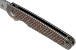 Kizer Clutch Ki4556A3 Micarta Tan Couteau De Poche, Carlos Elstner Design 17 Kizer Clutch Ki4556A3 Micarta Tan Couteau De Poche, Carlos Elstner Design -Kizer KZKI4556A3 07 kizer