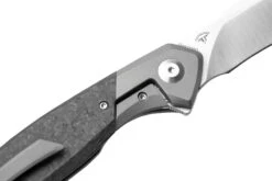 Kizer Grazioso Ki4572A1, 20CV, Black Titanium Carbon Fiber Couteau De Poche, Manganas Design -Kizer KZKI4572A1 06 kizer