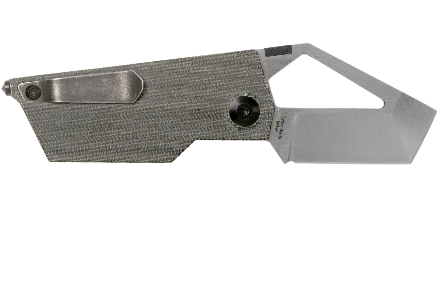 Kizer Cyber Blade V2563A3 M390, Micarta, Couteau De Poche, Yue Design 4 Kizer Cyber Blade V2563A3 M390, Micarta, Couteau De Poche, Yue Design – Image 2