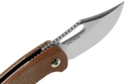 Kizer Urban Bowie V2578C2 154CM, Natural Micarta, Couteau De Poche, Dirk Pinkerton Design -Kizer KZV2578C2 06 kizer