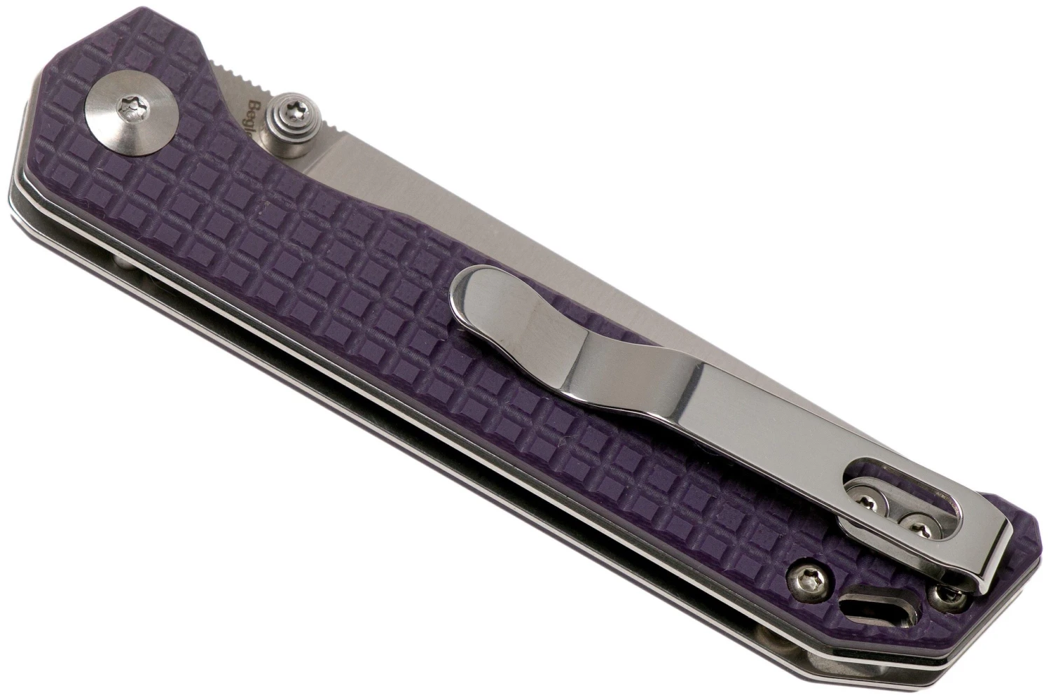 Kizer Begleiter Mini V3458RN5 N690, Purple G10, Couteau De Poche, Azo Design 6 Kizer Begleiter Mini V3458RN5 N690, Purple G10, Couteau De Poche, Azo Design – Image 4