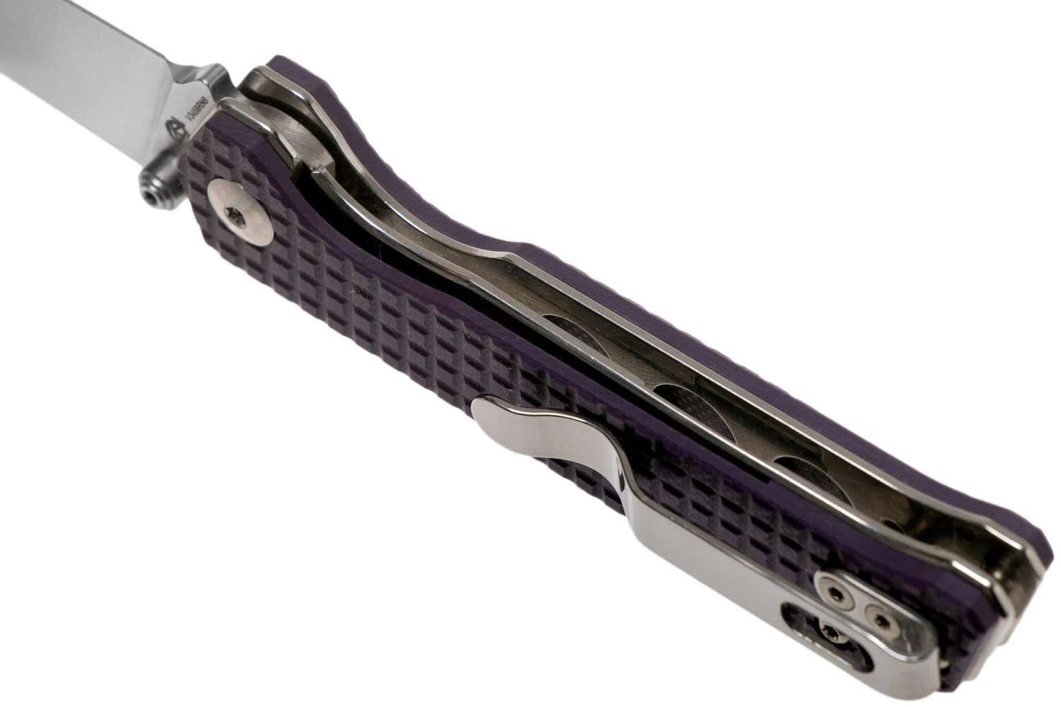 Kizer Begleiter Mini V3458RN5 N690, Purple G10, Couteau De Poche, Azo Design 7 Kizer Begleiter Mini V3458RN5 N690, Purple G10, Couteau De Poche, Azo Design – Image 5