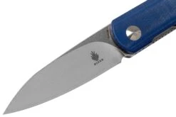 Kizer Feist V3499C1 Stonewashed 154CM, Denim Blue Micarta, Couteau De Poche, Justin Lundquist Design -Kizer KZV3499C1 03 kizer