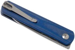 Kizer Feist V3499C1 Stonewashed 154CM, Denim Blue Micarta, Couteau De Poche, Justin Lundquist Design -Kizer KZV3499C1 04 kizer