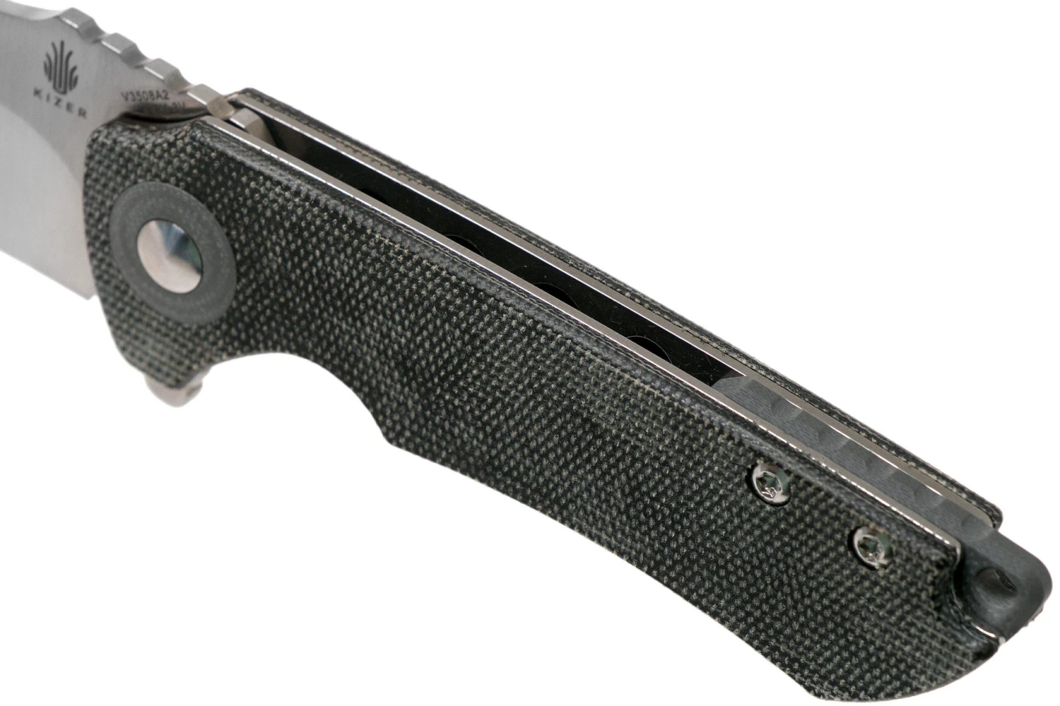 Kizer Vanguard Critical Mini, Micarta, CPM 3V, V3508A2 Couteau De Poche 9 Kizer Vanguard Critical Mini, Micarta, CPM 3V, V3508A2 Couteau De Poche – Image 7