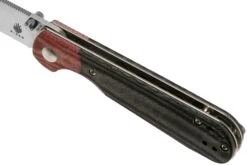 Kizer PPY V3587C1 154CM, Red And Black Micarta, Couteau De Poche, Azo Design -Kizer KZV3587C1 07 kizer