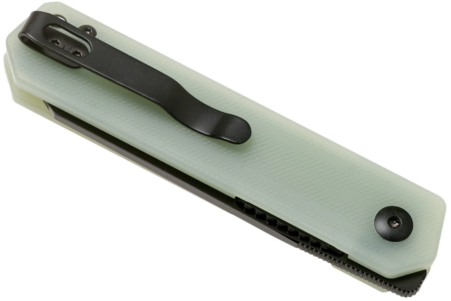 Kizer Converse V3595C1 Black 154CM, Transparent Jade G10, Couteau De Poche, Azo Design 6 Kizer Converse V3595C1 Black 154CM, Transparent Jade G10, Couteau De Poche, Azo Design â Image 4