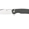 Kizer Vanguard HIC-CUP V3606C2, Button Lock Black Richlite Couteau De Poche, Azo Design -Kizer KZV3606C2 01 kizer