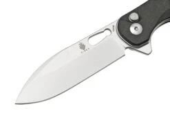 Kizer Vanguard HIC-CUP V3606C2, Button Lock Black Richlite Couteau De Poche, Azo Design -Kizer KZV3606C2 03 kizer