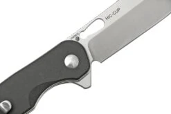 Kizer Vanguard HIC-CUP V3606C2, Button Lock Black Richlite Couteau De Poche, Azo Design -Kizer KZV3606C2 05 kizer