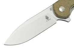 Kizer Cozy V3613C2 Green Micarta, Couteau De Poche -Kizer KZV3613C2 03 kizer