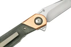 Kizer Comet V3614C3 Brass & Grey Micarta, Couteau De Poche -Kizer KZV3614C3 05 kizer
