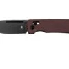 Kizer Escort V4481C1, Red Richlite, Couteau De Poche, Dirk Pinkerton Design