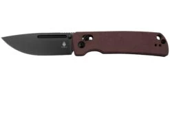 Kizer Escort V4481C1, Red Richlite, Couteau De Poche, Dirk Pinkerton Design