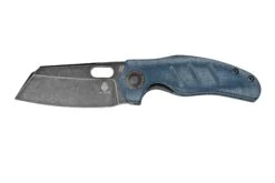 Kizer Vanguard C01C V4488C2 Denim Micarta Couteau De Poche, Sheepdog Design