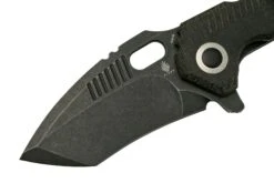 Kizer Mini Paragon V4600C2, 154CM, Black Micarta, Couteau De Poche, RS Knifeworks Design -Kizer KZV4600C2 03 kizer