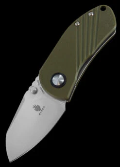 KIV2540C2 Couteau Kizer Cutlery Green Acier 154CM Manche G10 - Livraison Gratuite