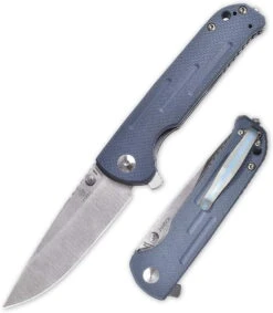 KIV4543N1 Couteau Kizer Cutlery Vanguard Justice Blue Acier N690 Manche G10 - Livraison Gratuite