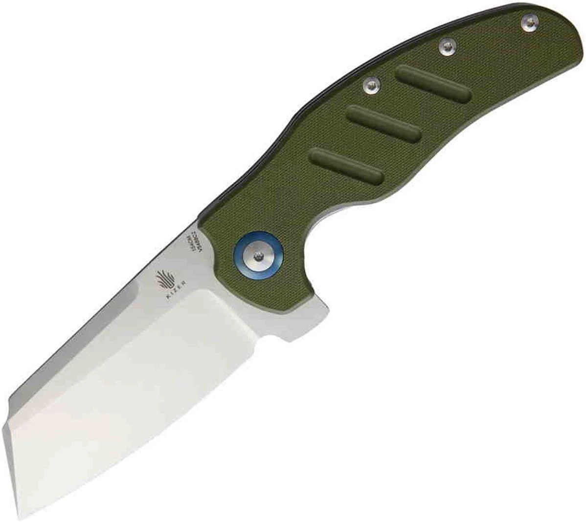 KIV5488C2 Couteau Kizer Sheepdog XL C01C Green Acier 154CM - Livraison Gratuite